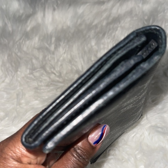 GUCCI VINTAGE CRYSTAL GUCCISSIMA GG INTERLOCKING PVC LEATHER LONG WALLET ITALY - Picture 11 of 17